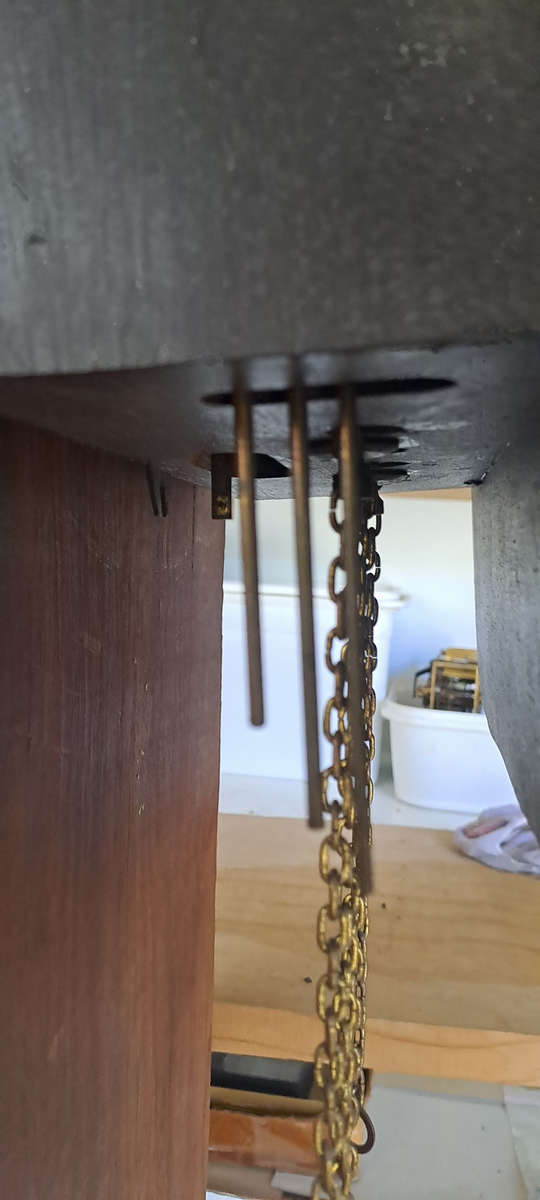 Vintage German wall clock