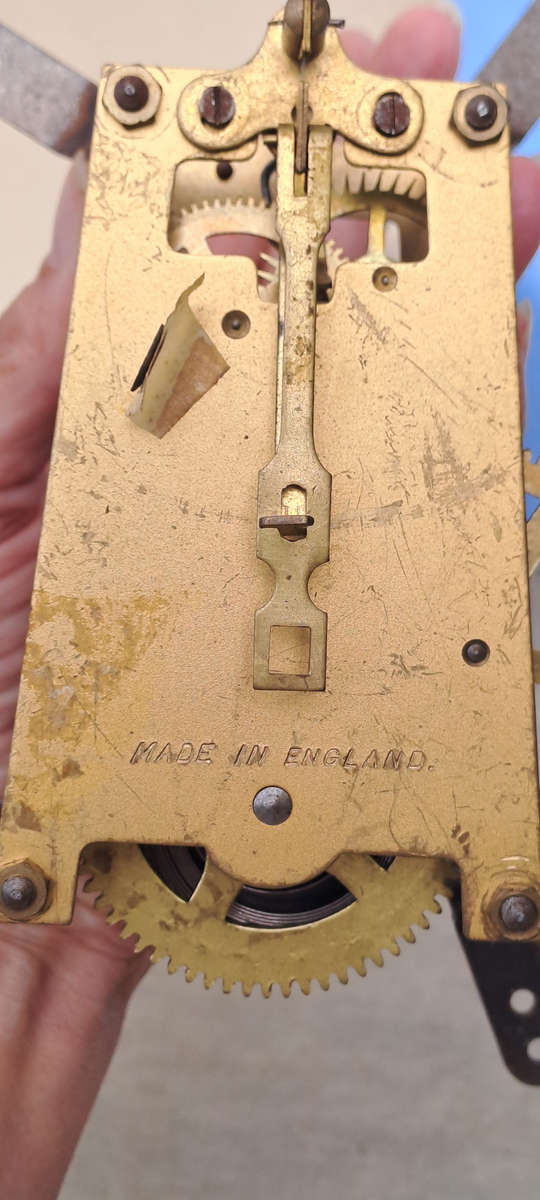 clock movement made in England