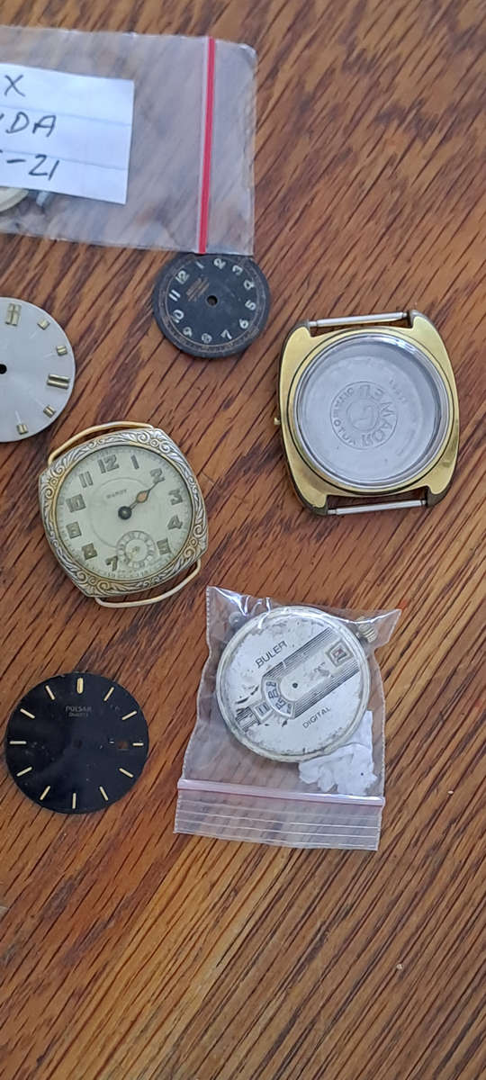 Vintage men's watch parts