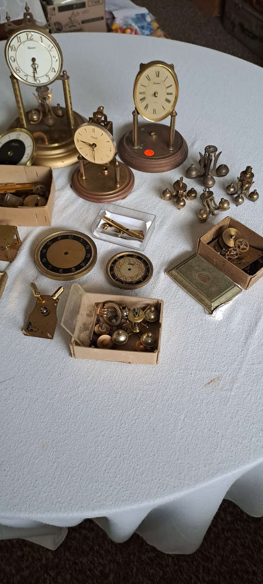 job lot of anniversary clocks and parts as per pictures