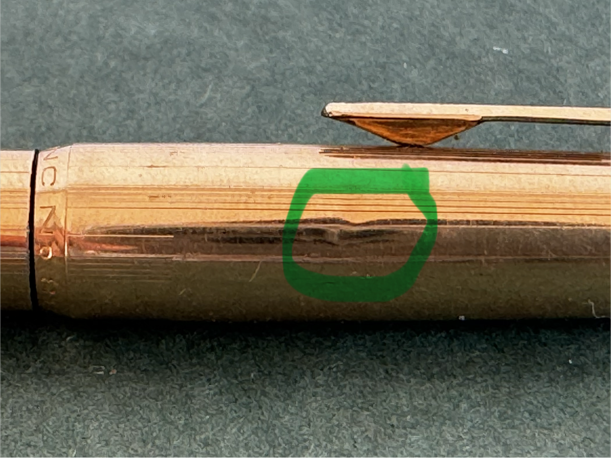Montblanc Vintage 1960s Rolled Gold Ballpoint Pen
