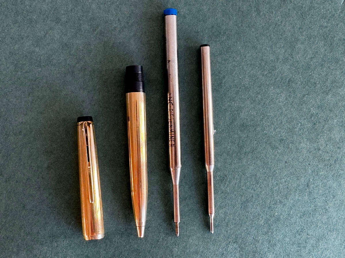 Montblanc Vintage 1960s Rolled Gold Ballpoint Pen