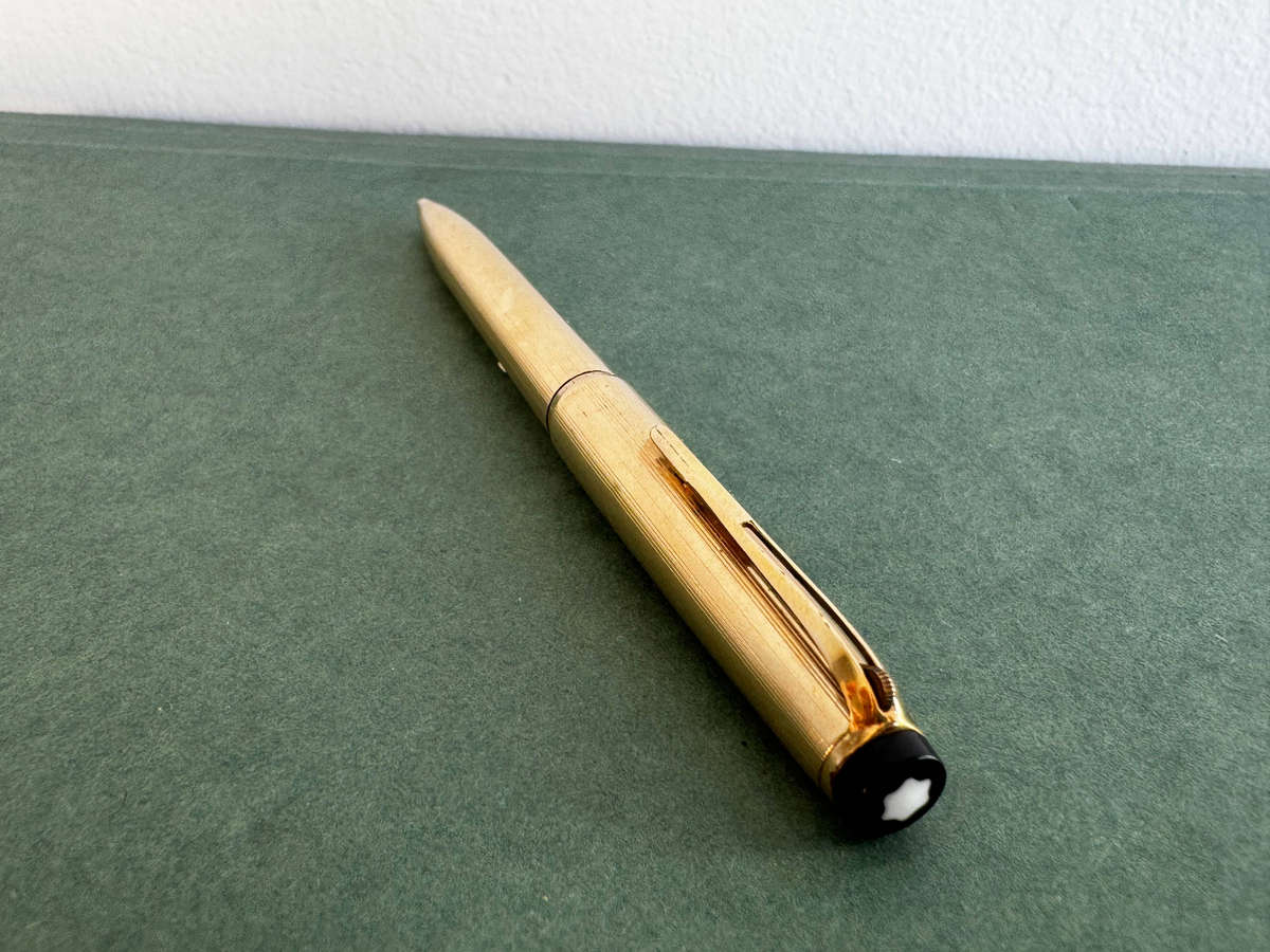 Montblanc Vintage 1960s Rolled Gold Ballpoint Pen