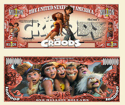 THE CROODS NOVELTY MILLION DOLLAR BILL