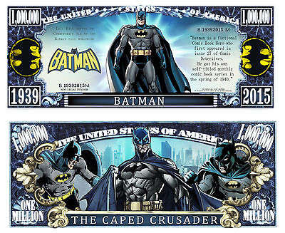 BATMAN MILLION DOLLAR NOVELTY  BILL