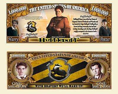 HUFFLEPUFF MILLION DOLLAR NOVELTY  BILL