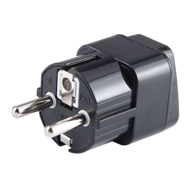 Portable Universal UK Plug to EU Plug Power Socket Travel Adapter