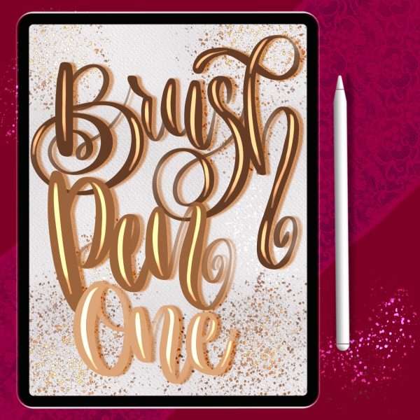 40 Brushes for Digital Calligraphy & Lettering