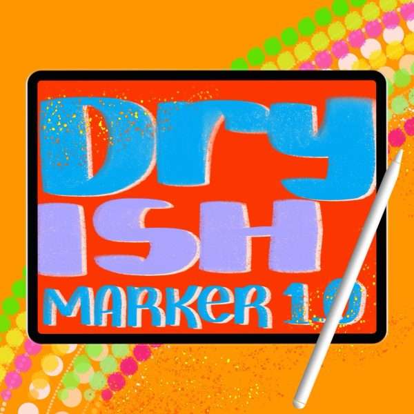 Calligraphy Markers Lettering | 14 Procreate Brushes