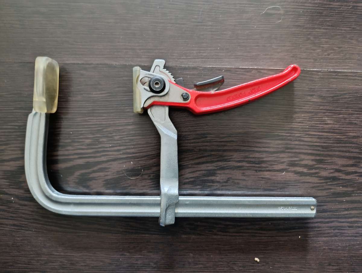 2x   Ratchet Type F-Clamp (120 x 250 MM)  and  (120 x 400 MM)