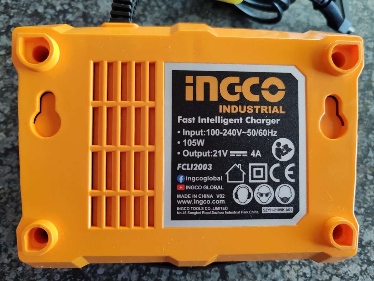 Ingco Cordless Impact Drill 20v (CIDLI206081) 13mm  Brushless AS NEW !!!