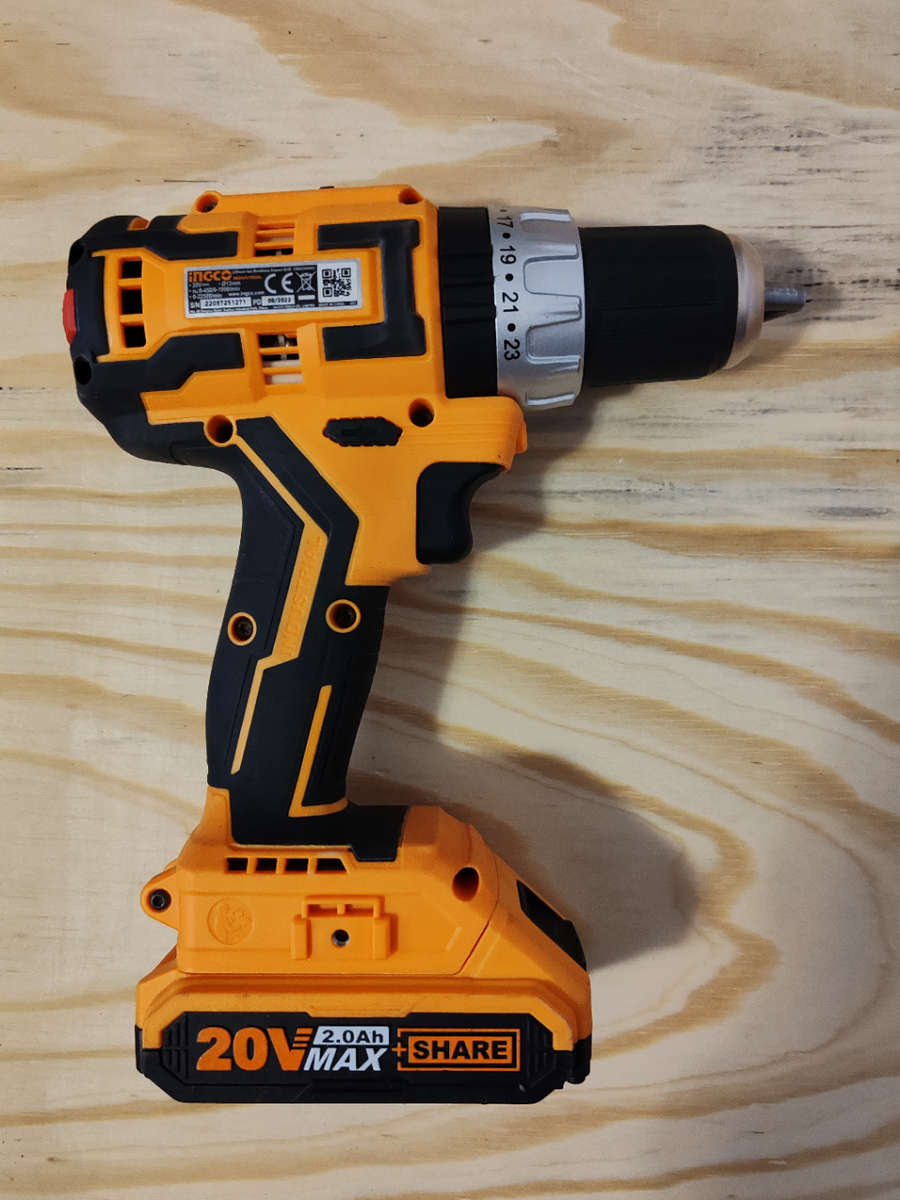 Ingco Cordless Impact Drill 20v (CIDLI206081) 13mm  Brushless AS NEW !!!