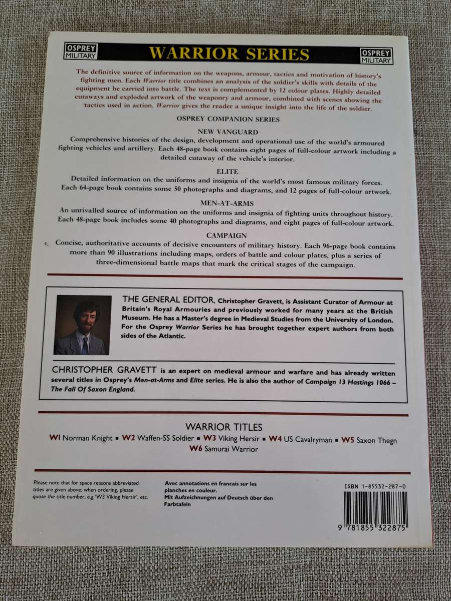 Norman Knight 950 - 1204AD - Osprey Warrior Series #1