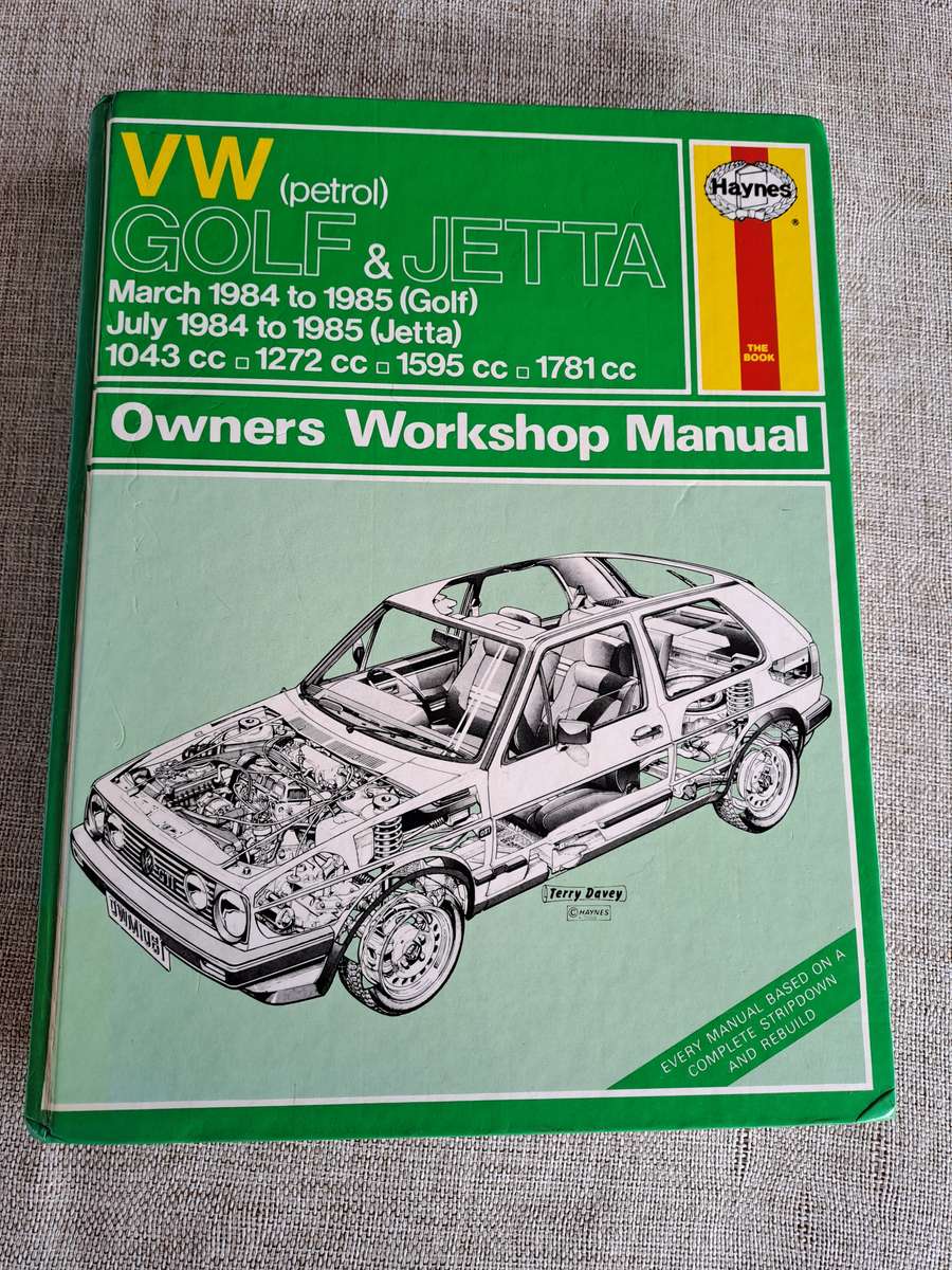 VW (petrol) Golf & Jetta, 1984-1985  Owners Workshop Manual - Haynes