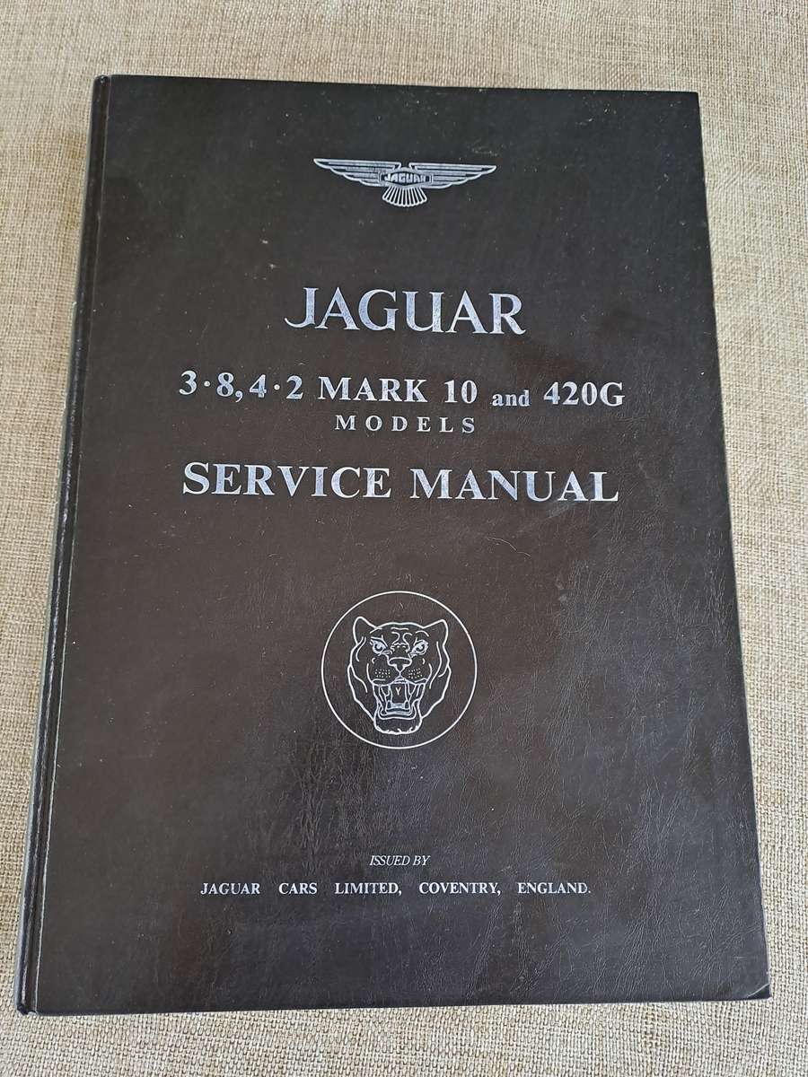 Jaguar 3.8, 4.2 Mark 10 and 420G Models Service Manual