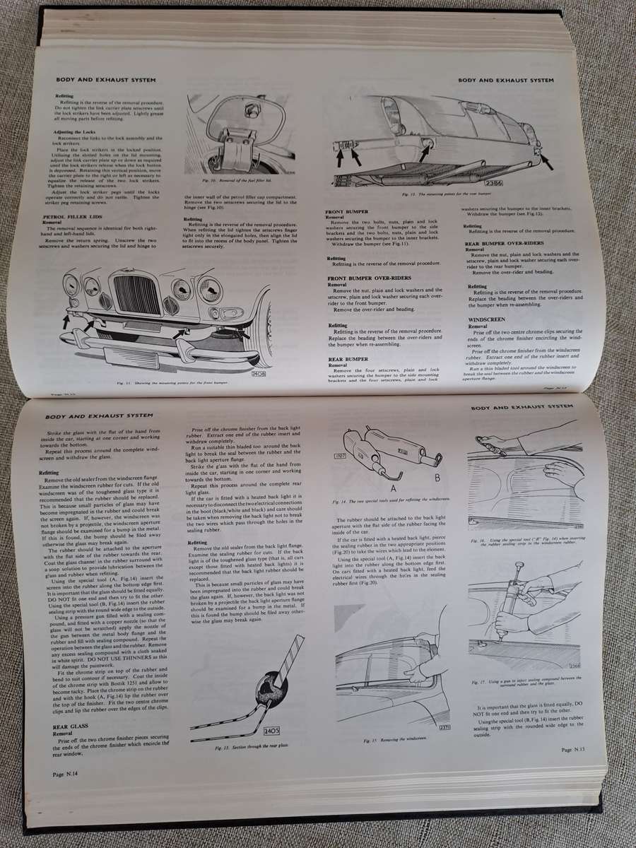 Jaguar 3.8, 4.2 Mark 10 and 420G Models Service Manual