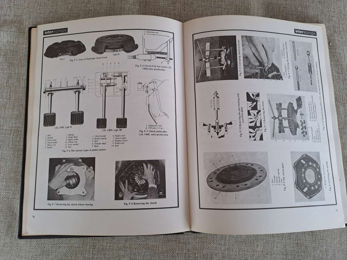 Volvo 120 Series, 1800/ES Sport Workshop Manual 1961 - Intereurope