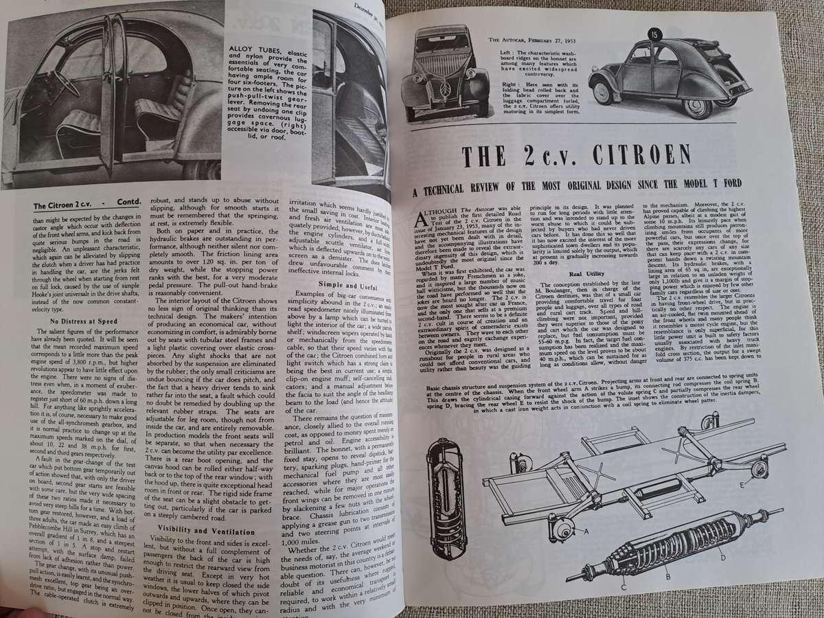 Citroen 2CV 1948-1988 Brooklands Road Test Book - R.M. Clarke