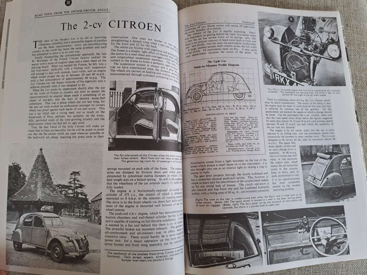 Citroen 2CV 1948-1988 Brooklands Road Test Book - R.M. Clarke