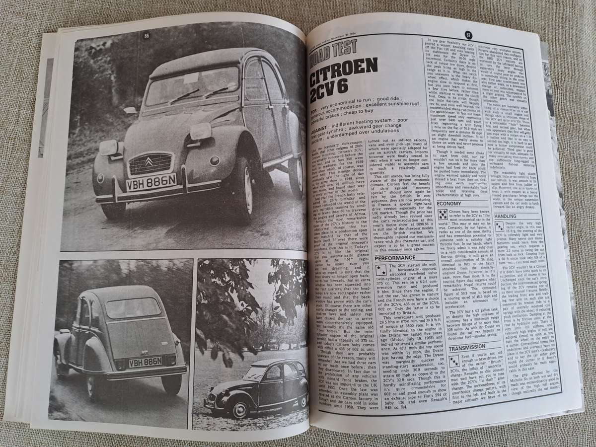 Citroen 2CV 1948-1988 Brooklands Road Test Book - R.M. Clarke