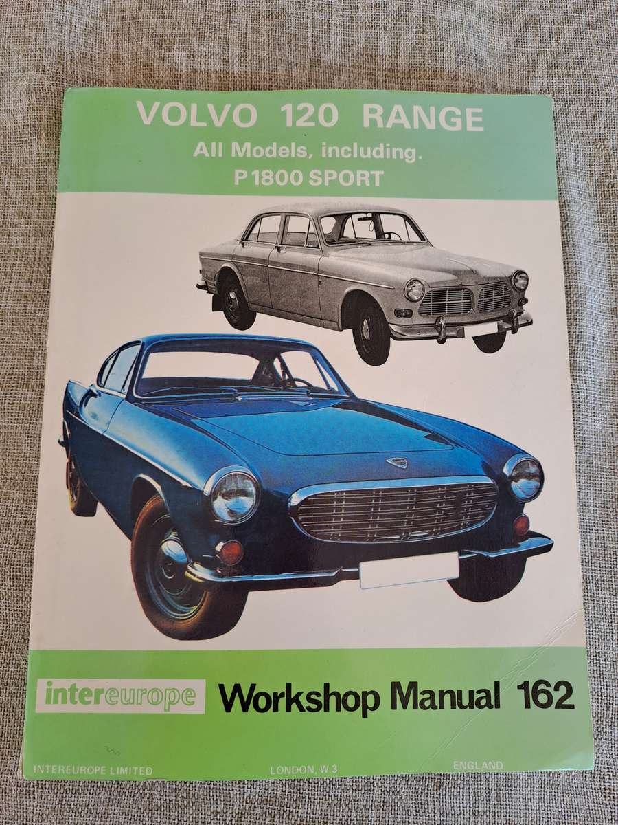 Volvo 120 Range All models including P1800 Sport Workshop Manual - Intereurope