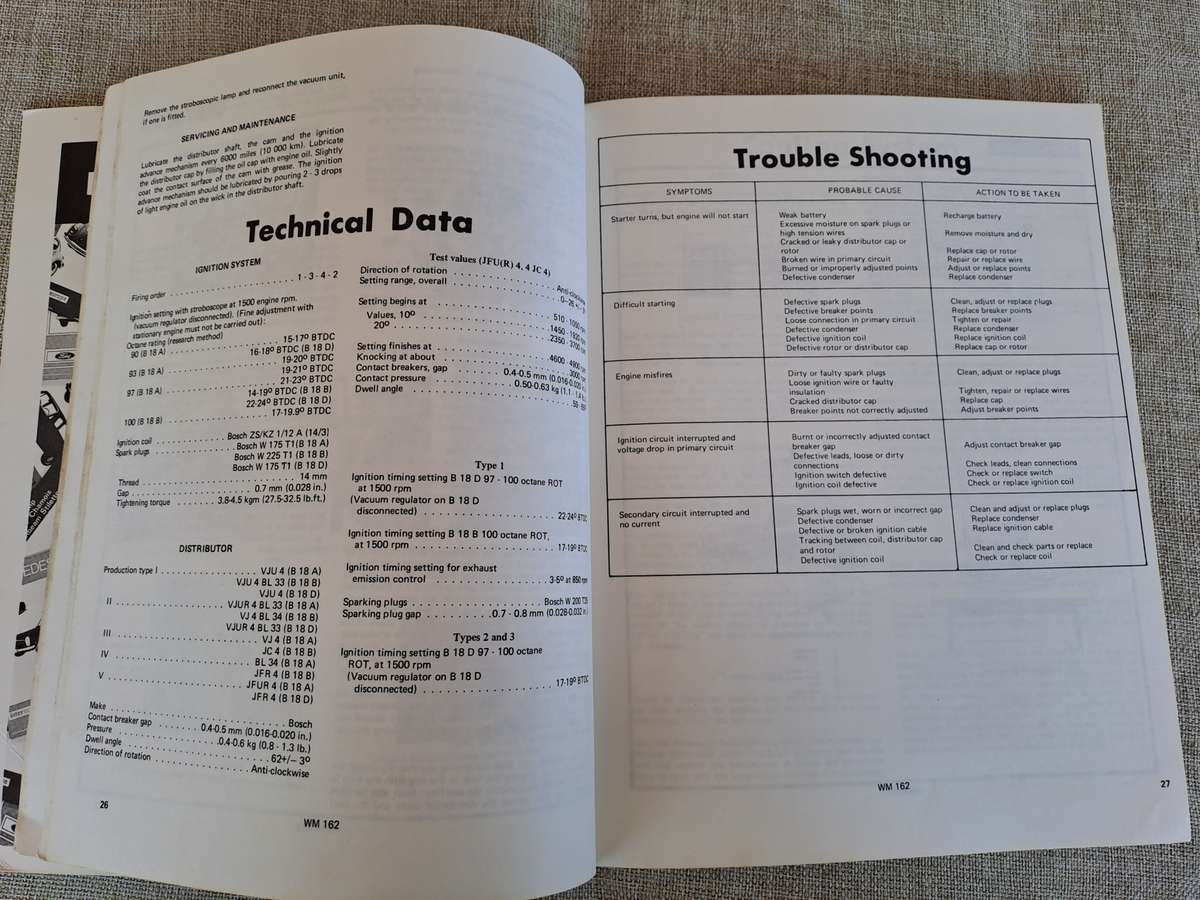 Volvo 120 Range All models including P1800 Sport Workshop Manual - Intereurope