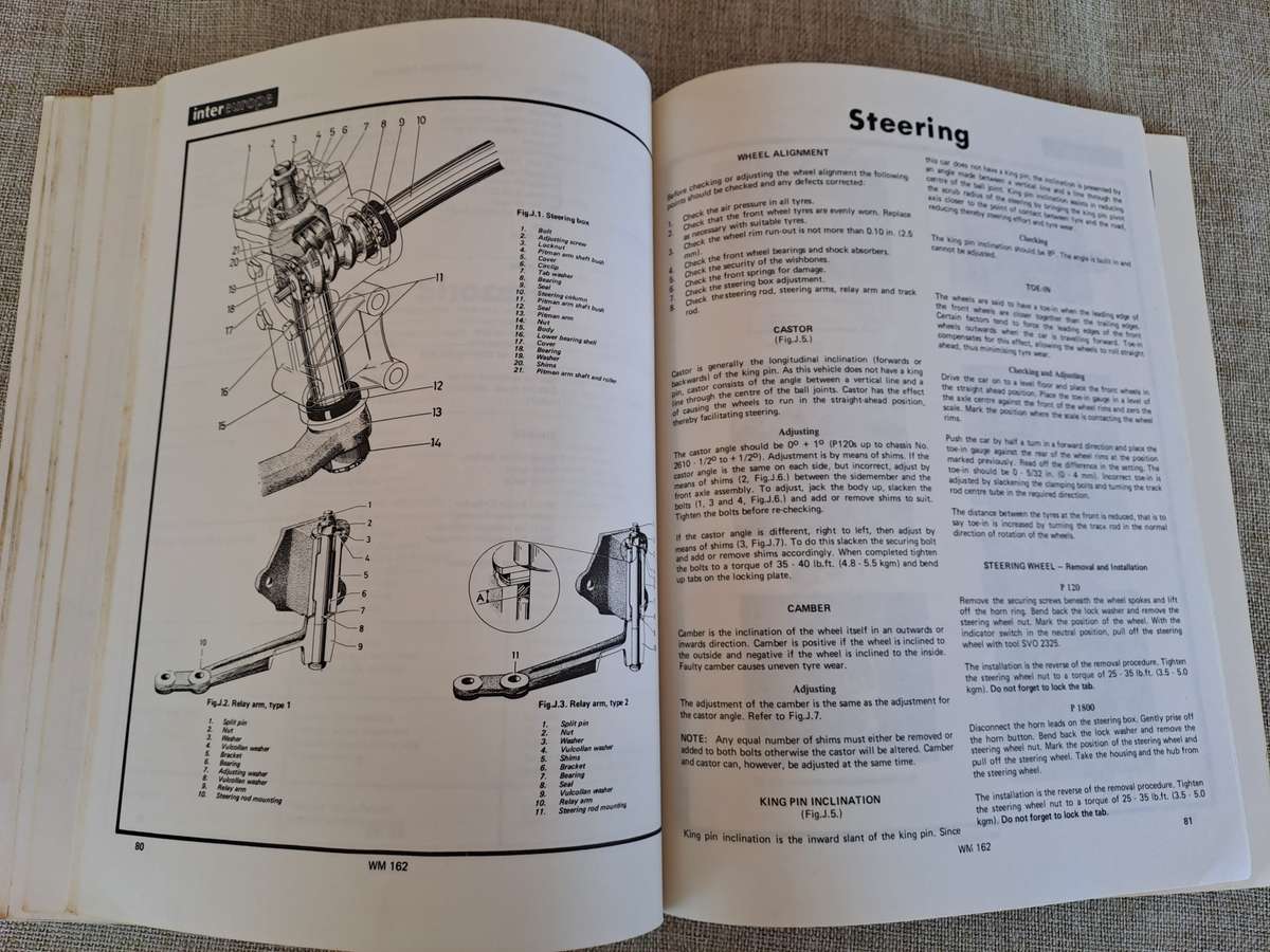 Volvo 120 Range All models including P1800 Sport Workshop Manual - Intereurope