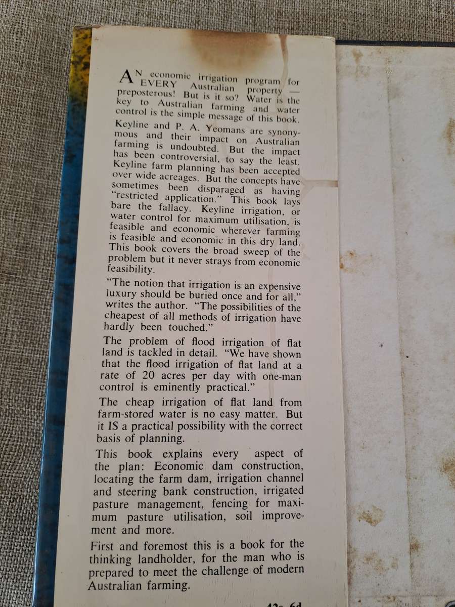 Water For Every Farm  A practical irrigation plan for every Australian property