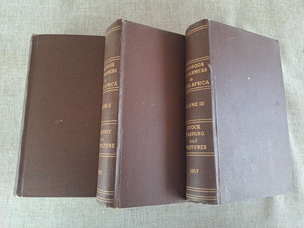 Handbook For Farmers in South Africa  3 Volume Set - Department of Agriculture, 1957