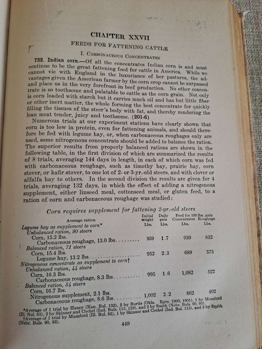 Feeds and Feeding  A handbook for the Student and Stockman