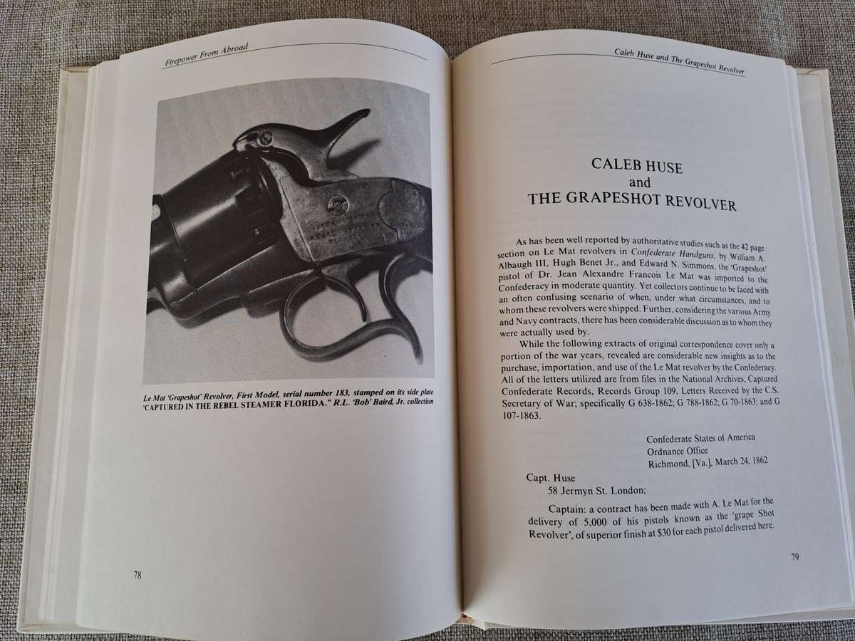 Firepower from Abroad: The Confederate Enfield and the LeMat Revolver