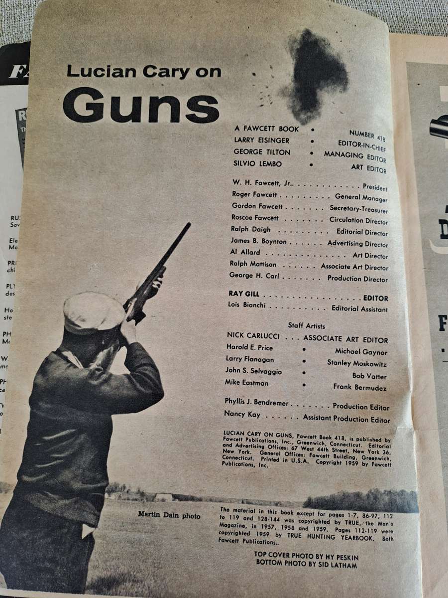 Lucian Cary on Guns  A Fawcett How-To Book 418