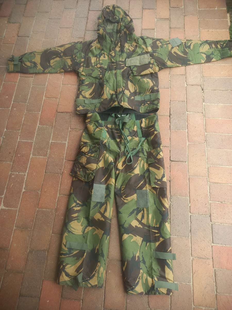 British DPM Smock NBC / protective suit (Nuclear/Biological/Chemical warfare suit)