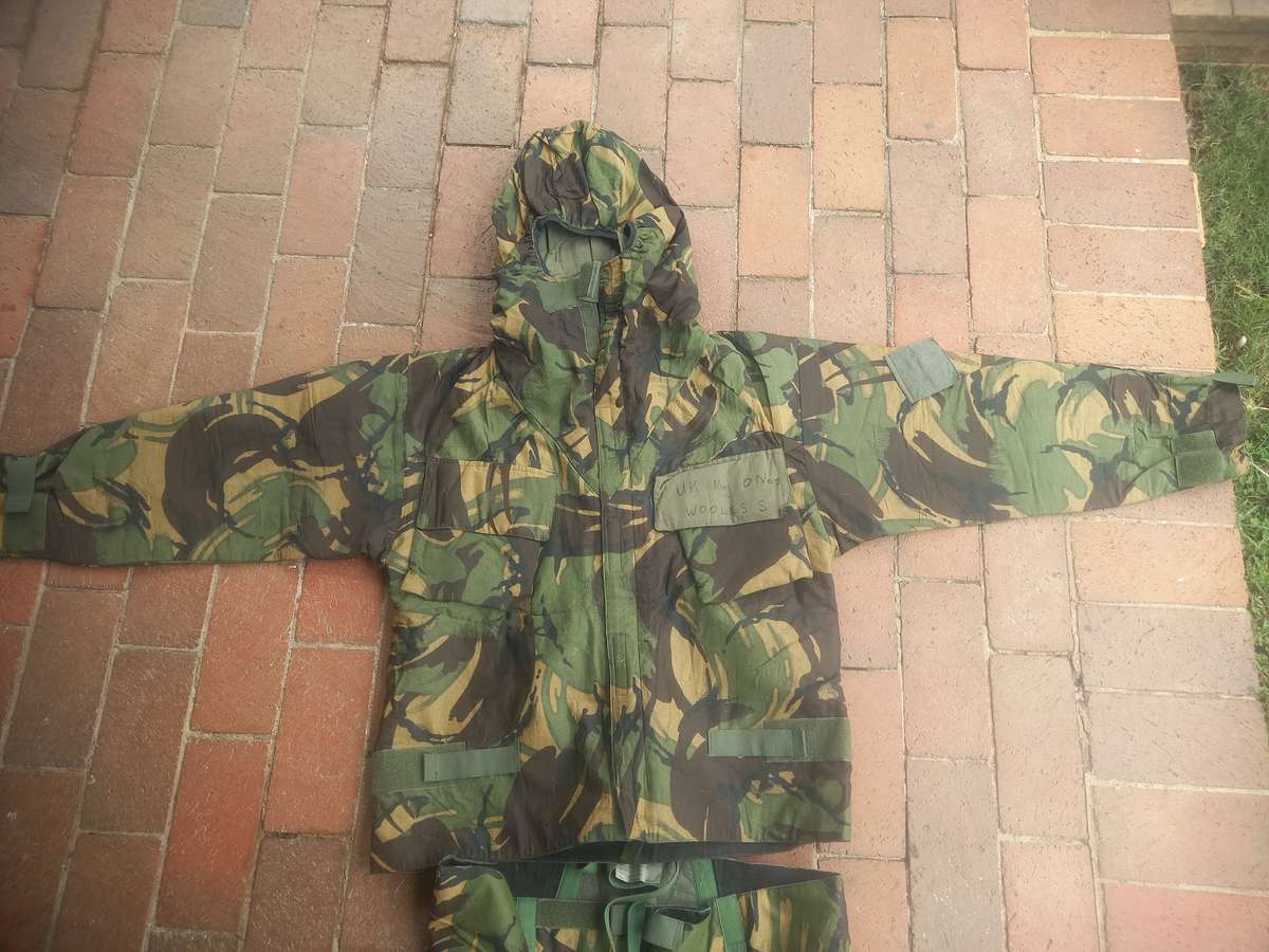 British DPM Smock NBC / protective suit (Nuclear/Biological/Chemical warfare suit)