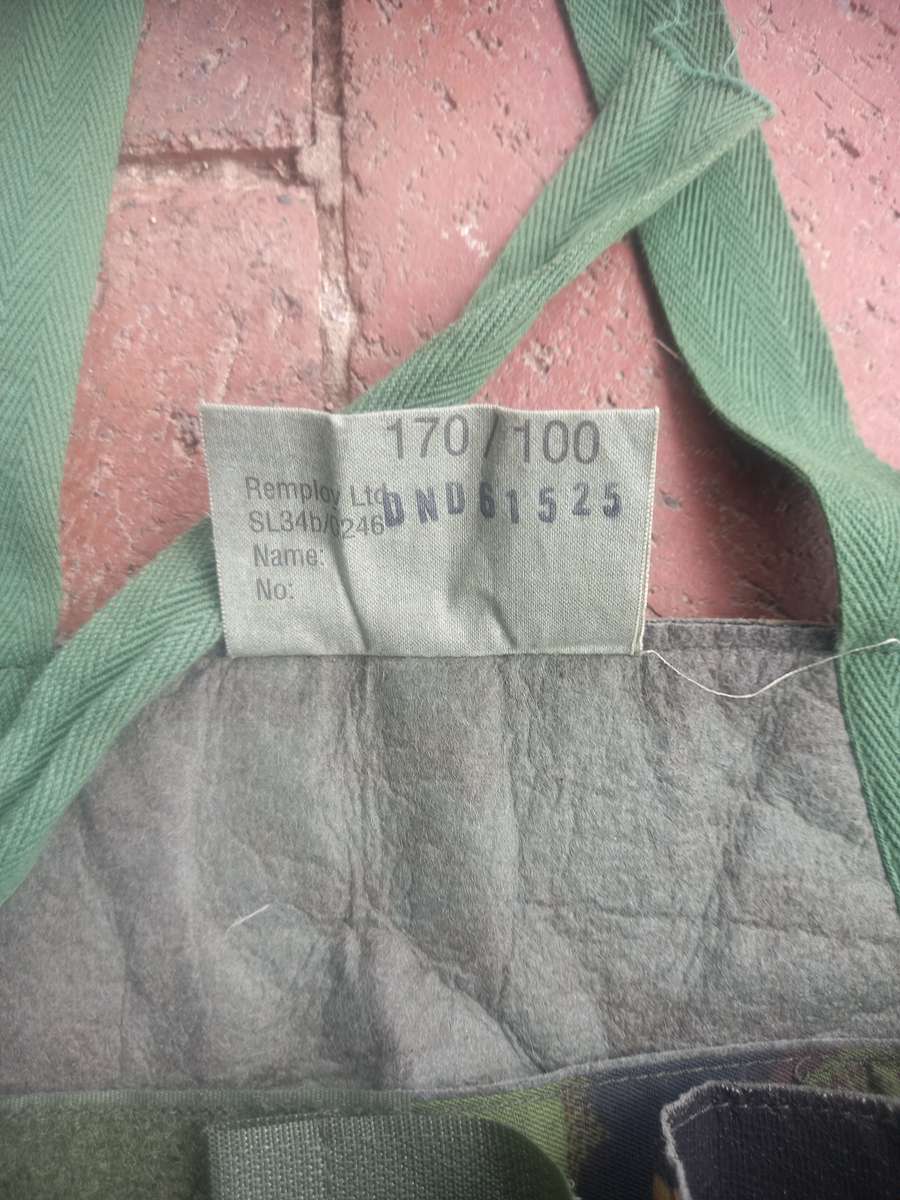 British DPM Smock NBC / protective suit (Nuclear/Biological/Chemical warfare suit)