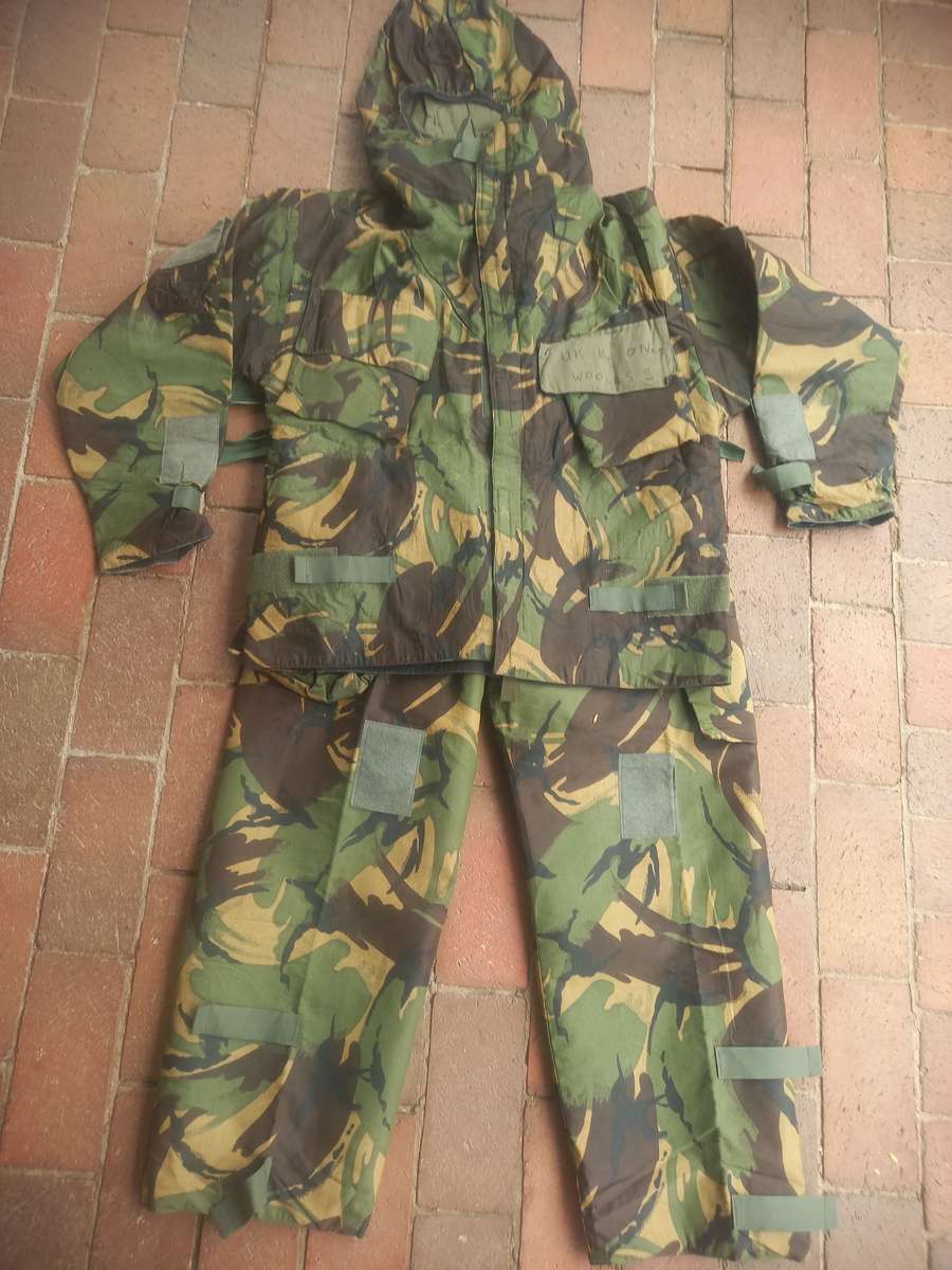 British DPM Smock NBC / protective suit (Nuclear/Biological/Chemical warfare suit)