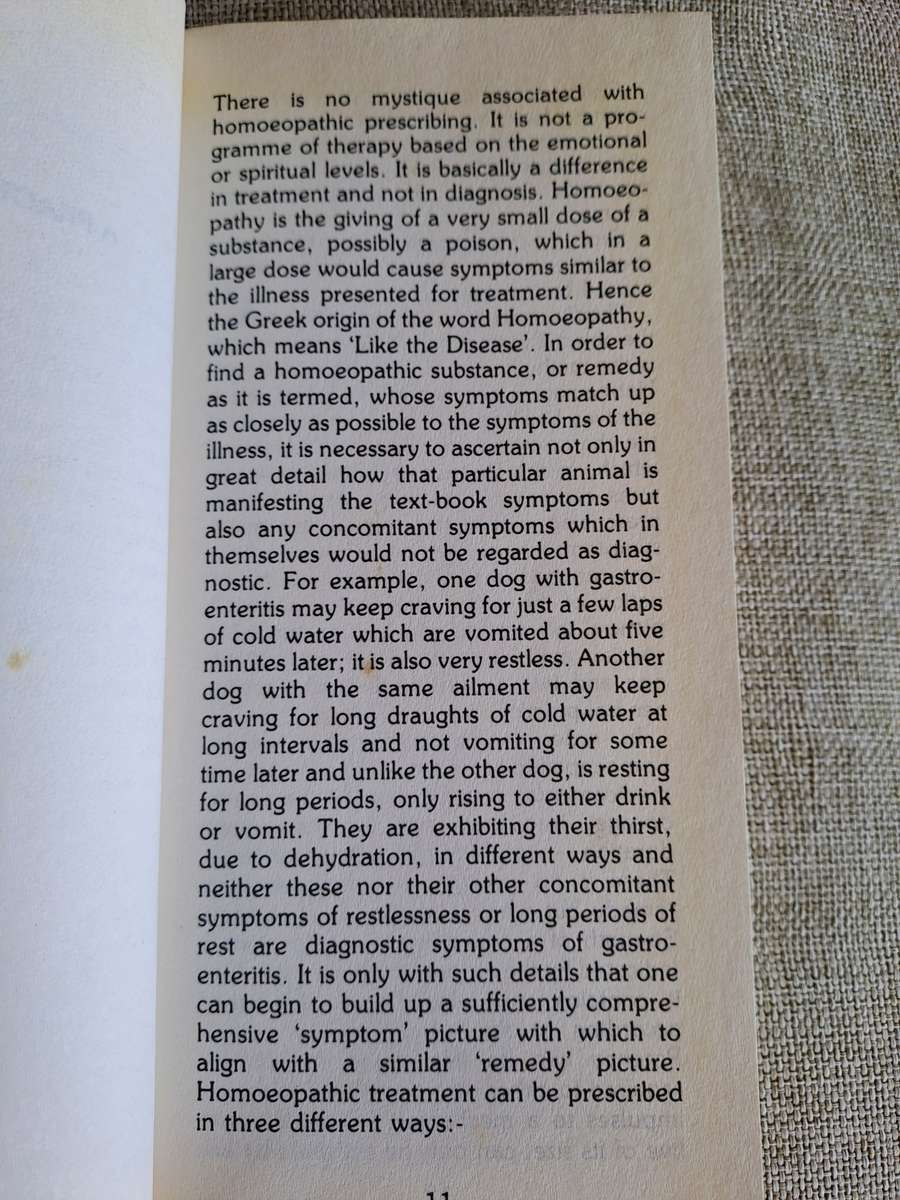 Homoeopathy in Veterinary Practice 2nd Edition - K.J. Biddis