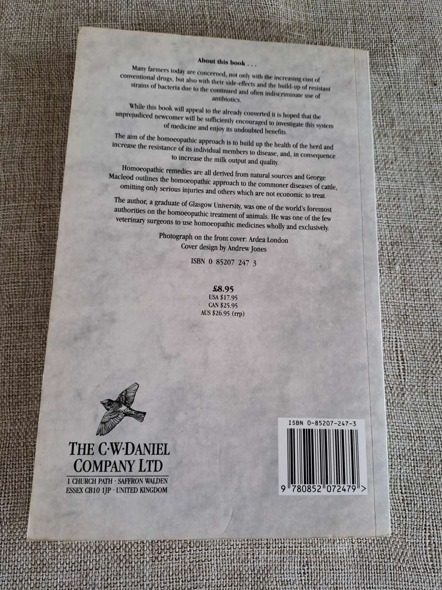The Treatment of Cattle by Homoeopathy - George MacLeod