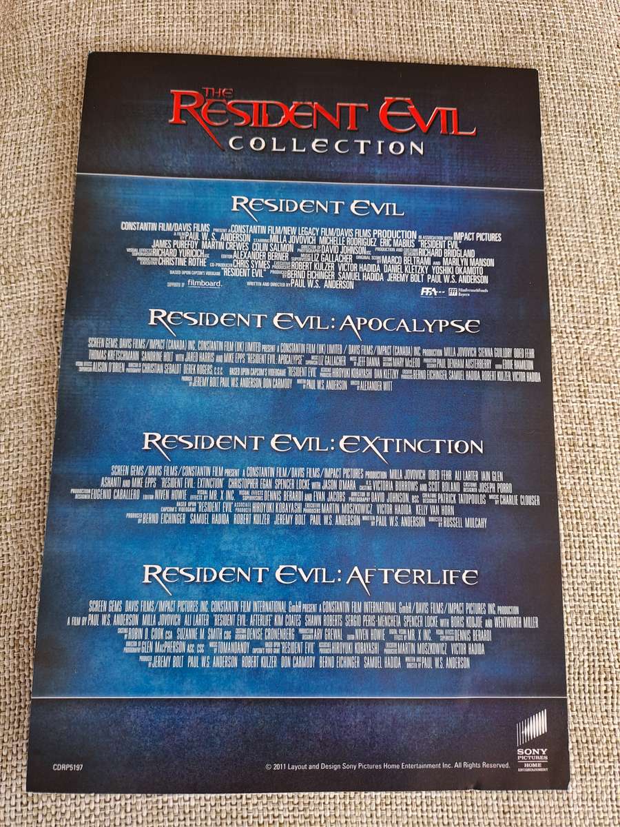 The Resident Evil Collection DVD