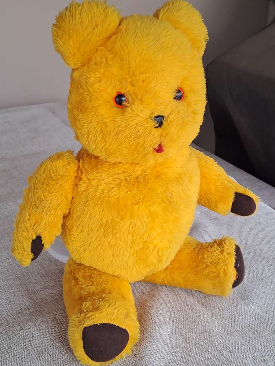 Orange Teddy Bear Ark Toys Speelgoed by Prima