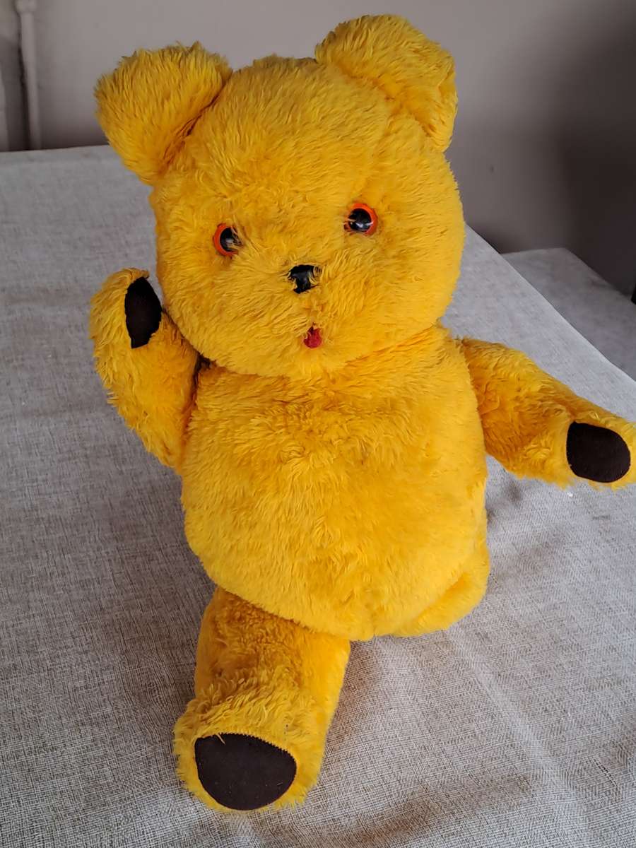 Orange Teddy Bear Ark Toys Speelgoed by Prima