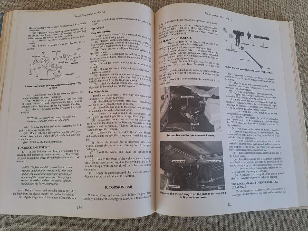 HI-LUX 2WD & 4WD Diesel engines 1988-1997 Service & Repair Manual