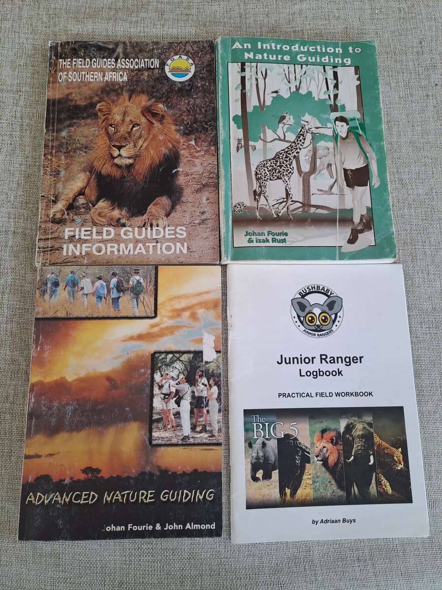 Nature and Field Guiding Books  set of 4 books