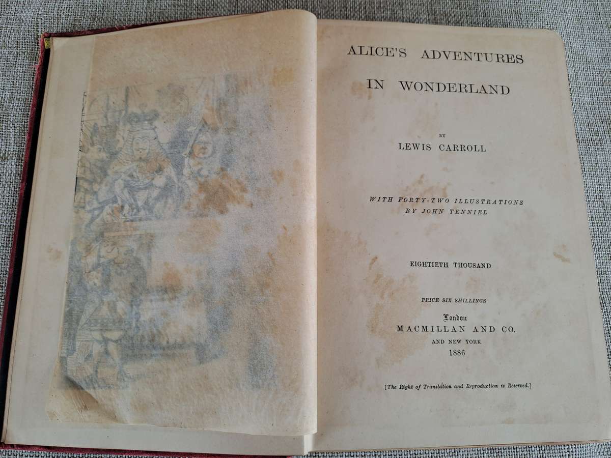 Alice's Adventures in Wonderland 1886 - Lewis Carroll