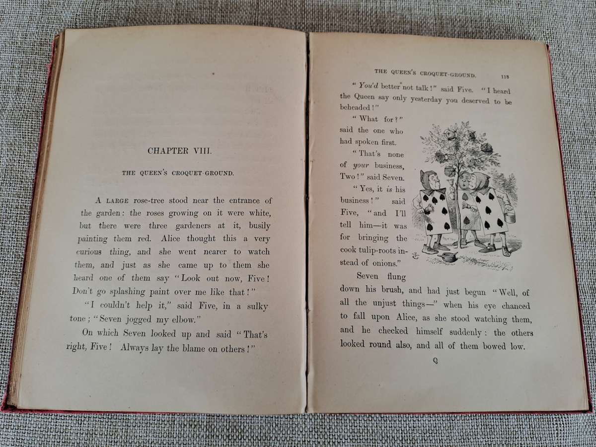 Alice's Adventures in Wonderland 1886 - Lewis Carroll