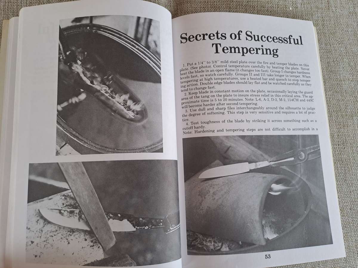 Hand Forged Knife: An Introduction to the Working of Modern Tool Steels