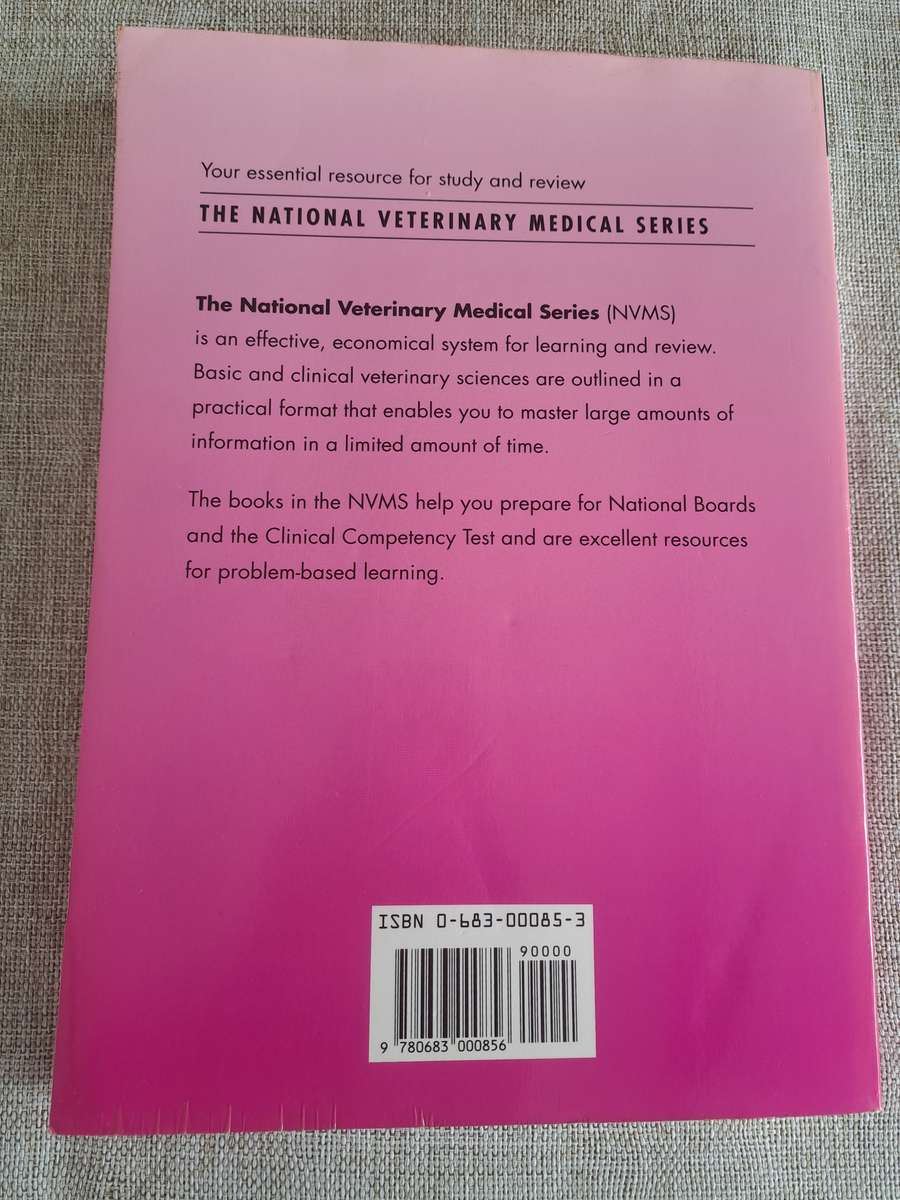 Pharmacology  The National Veterinary Medical Series