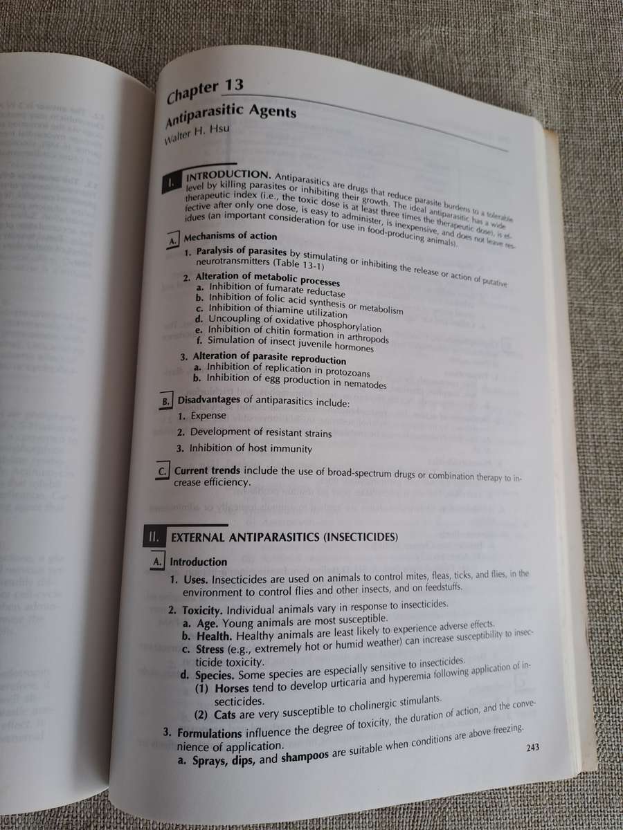 Pharmacology  The National Veterinary Medical Series