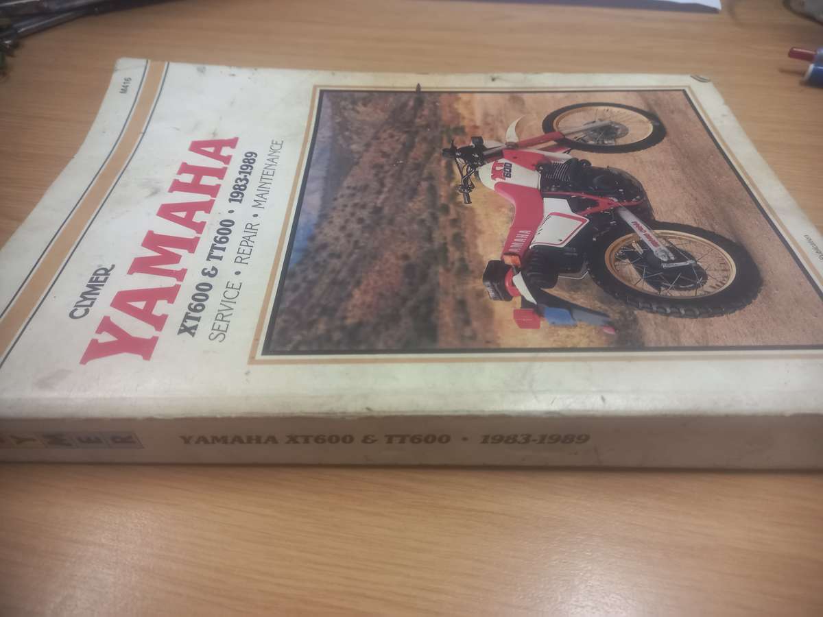 Yamaha XT600 and TT600 - 1983 to 1989 - Service Repair Maintenance - Clymer