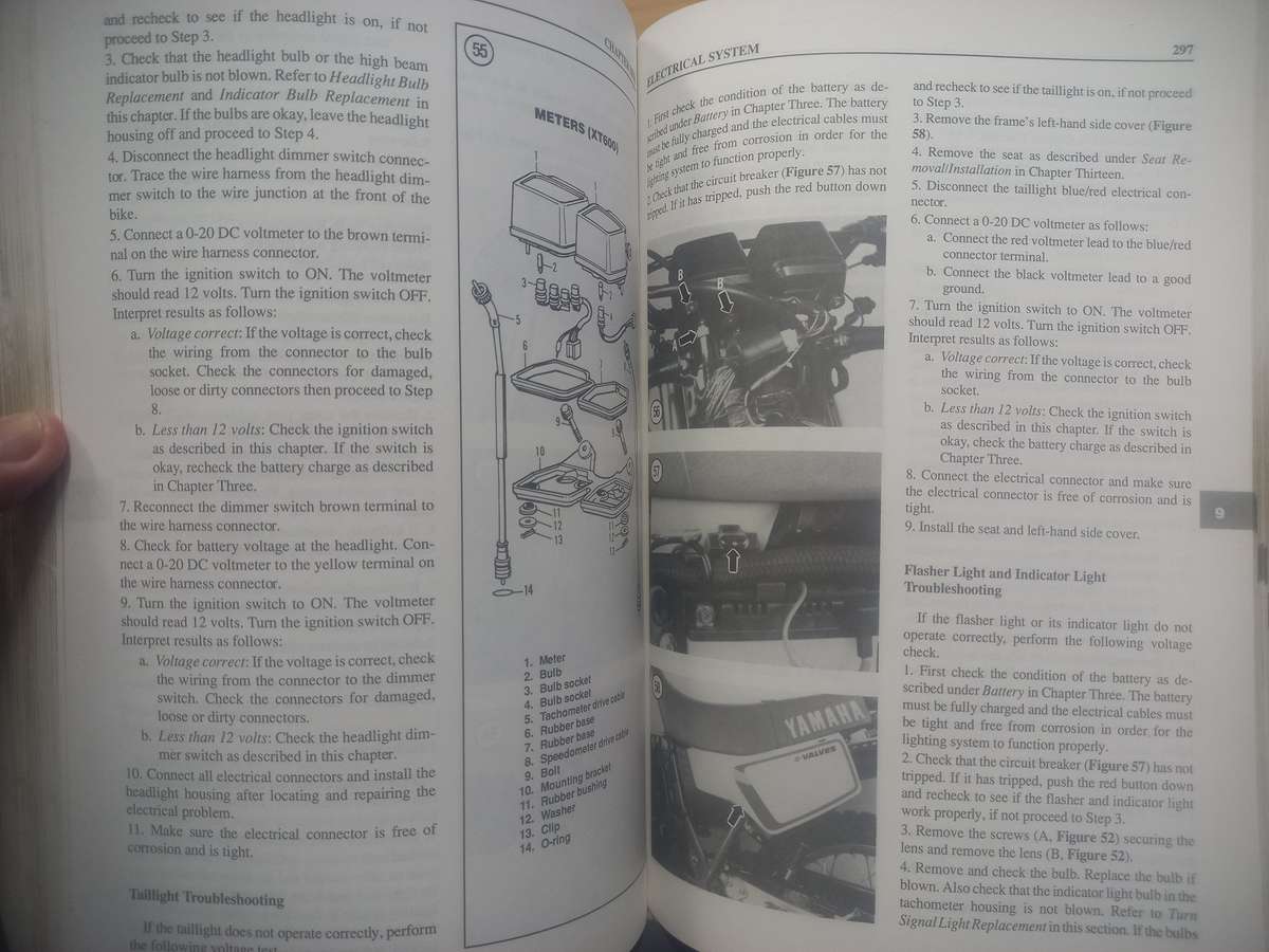 Yamaha XT600 and TT600 - 1983 to 1989 - Service Repair Maintenance - Clymer